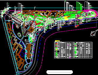 重慶***公園植物種植設(shè)計(jì)施工圖